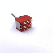 Hpt Product JMS-302-A1 12MM 15A 3PDT ON OFF ON Screw Terminals 9Pins 3 Pole Toggle Switch